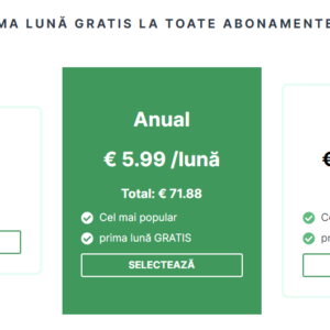 Abonament pt România